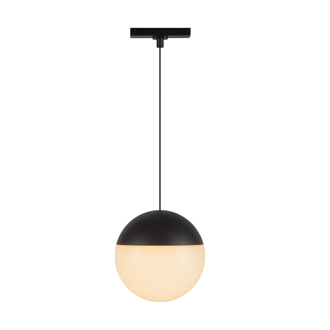 Kuzco Lighting TRP11707-BK-4K Monae 48V DC 7-inch Black Pendant Track Head Ceiling Light CCT 4000K
