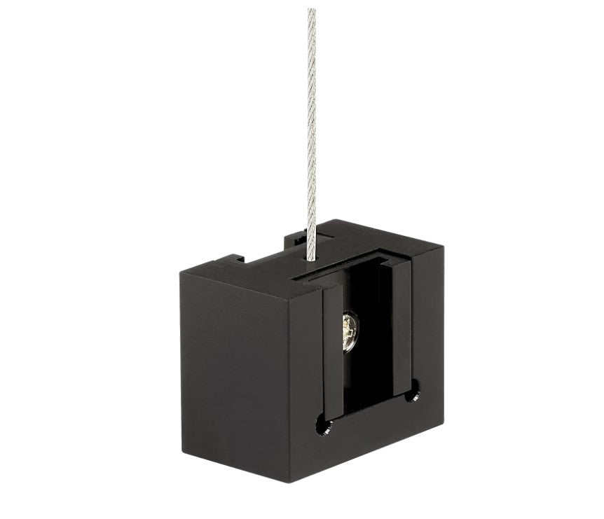 Visual Comfort Architectural 700DYNAB Modern 1.3" Sean Lavin Dyna Lighting Mechanical Connector - Anodized Black