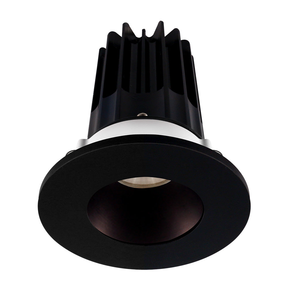 Lotus LED Lights LED-2-S15W-3018K-2RRBZ-2RTBK-60D 15W 800LM Dim-to-Warm Recessed LED Downlight with Bronze Reflector and Black Trim 60° Beam