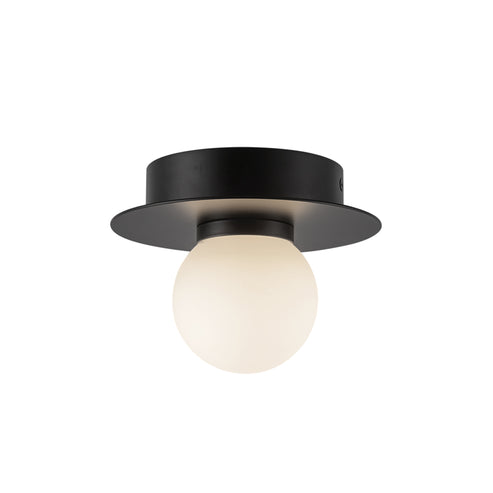 Kuzco Lighting FM15506-BK-UNV Elixir LED 6 inch Black Flush Mount Ceiling Light
