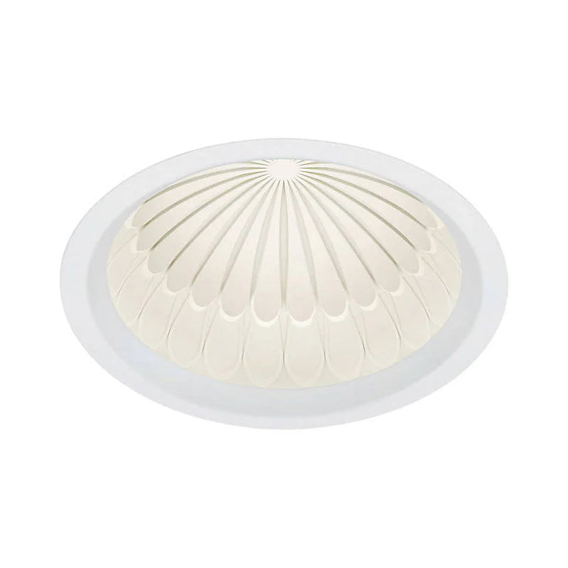 Visual Comfort Architectural EDIT5RL9WD3W Reflections 5" Indirect Downlight Flangeless Trim Bloom Dome Warm Dim White Finish