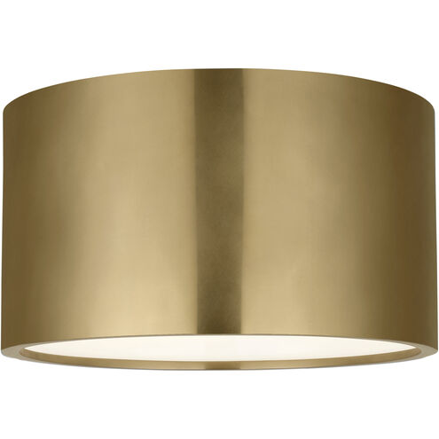 Visual Comfort Architectural MDFM73927HAB Modern Mick De Giulio Dola LED 13 inch Antique Brass Flush Mount Ceiling Light