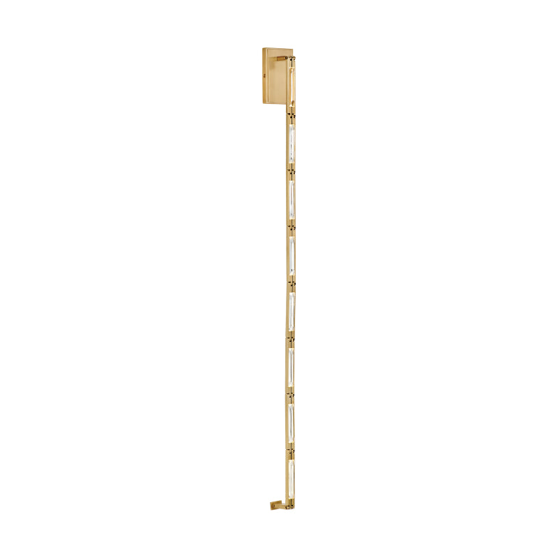 Visual Comfort Architectural SLWS65727HAB Modern Catena 43" Tall LED Wall Sconce Light - 120-277V - CCT: 2700K - Finish: Antique Brass
