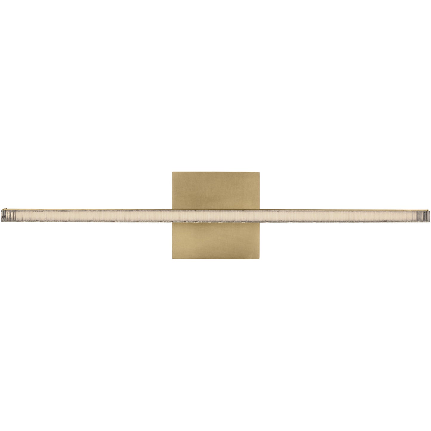 Visual Comfort Architectural MDBA18427NB Modern Mick De Giulio Serre LED 24" Bath Vanity Wall Light  - 120V - Finish: Natural Brass