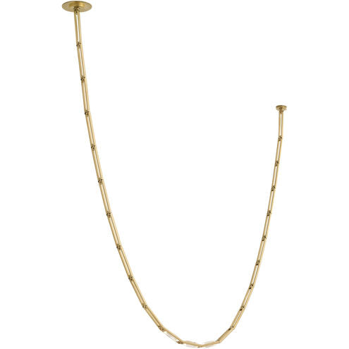 Visual Comfort Architectural SLCH72527HABS Modern 118 Catena LED Link Chandelier Ceiling Light - 120-277V - CCT: 2700K - Finish: Antique Brass