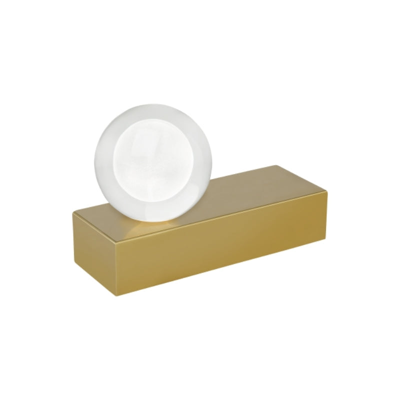 Visual Comfort Architectural 700PRTMINANB-LED927 Modern 11" Mina 1-lt LED Table Lamp - 120-240V - CCT: 2700K - Finish: Natural Brass