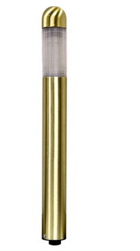 Dabmar Lighting LV62-L3-AMB-BS Brass 14" Mini Path Light G4 LED, Wattage 3W, Voltage 12V, Multi-Color Temperature, Brass Finish