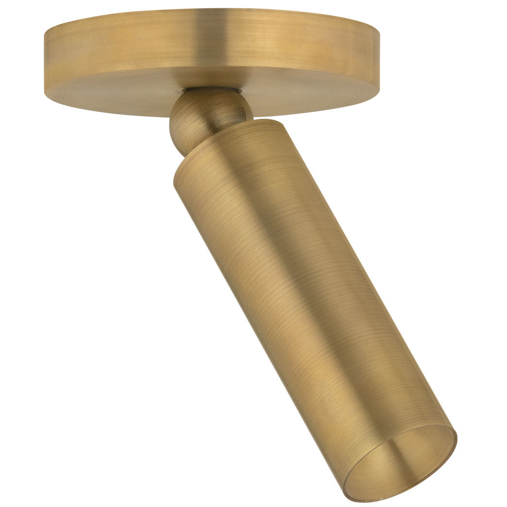 CSL Lighting LXPV-13-27-50-PBR-S Luxe Pivot Ceiling Light - CCT 2700K - Patina Brass