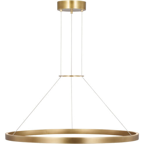 Visual Comfort Architectural SLCH14930BR Modern Fiama 36" LED Chandelier Ceiling Light - 120-277V - CCT:3000K - Finish: Plated Brass