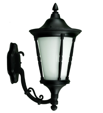 Dabmar Lighting GM115-BZ Powder Coated Cast Aluminum E26 Wall Light Fixture, Voltage 120V, Bronze Finish
