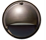 Dabmar Lighting LV605-BZ Cast Aluminum Surface Mount Hooded Step Wall Light, Voltage 12V, Bronze Finish