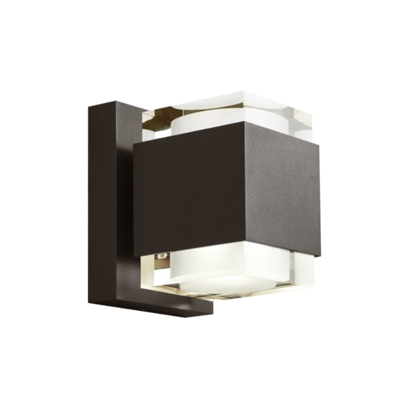 Visual Comfort Architectural 700OWVOT8276ZUDUNVSSP Modern 6" Voto LED Outdoor Up & Down Wall Light With Surge Protection - 120-277V - CCT : 2700K - Finish: Bronze