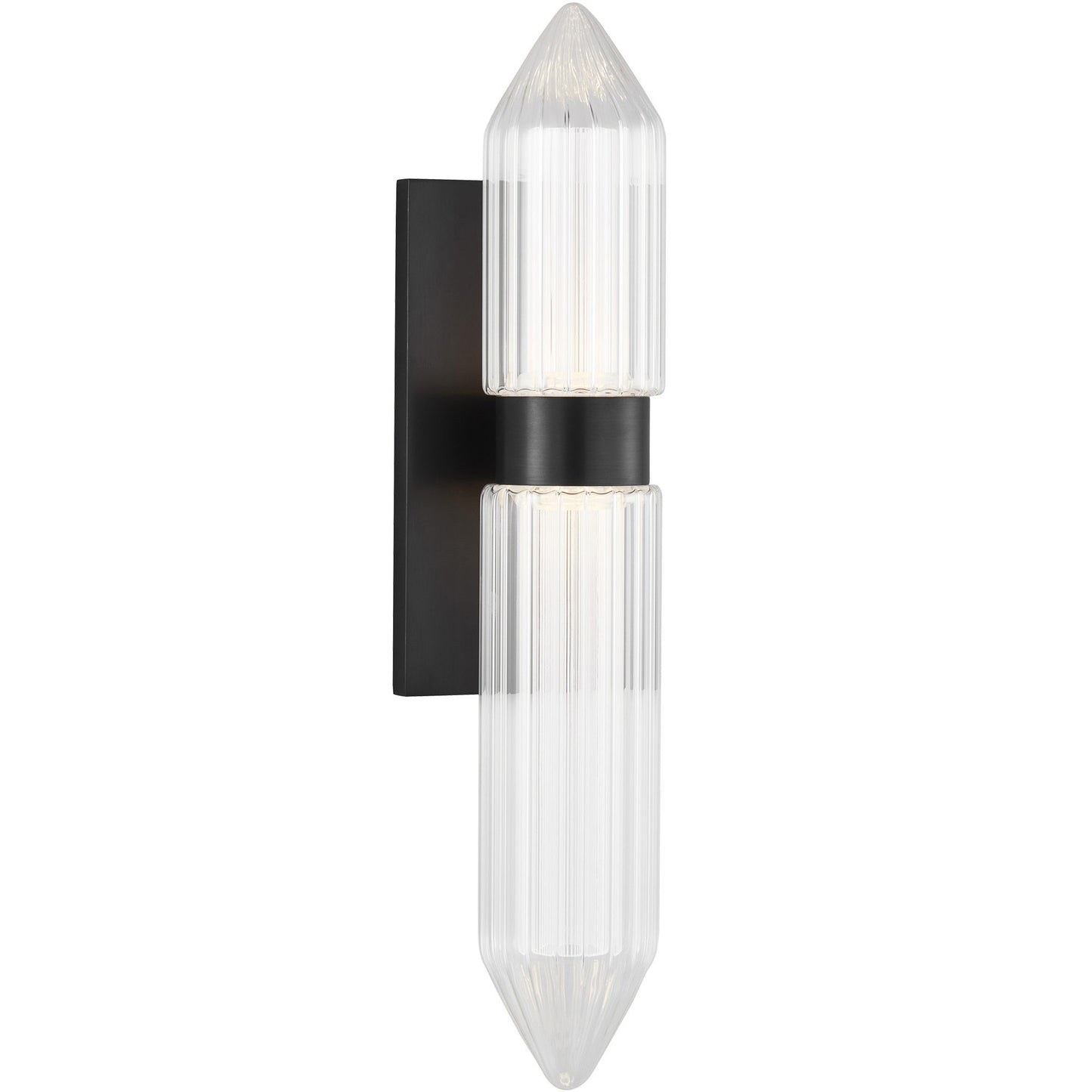 Visual Comfort Architectural 700WSLGSN18PZ-LED927 Langston 1-lt 18" Tall LED Wall Sconce -  120V - CCT: 2700K - Finish: Dark Bronze