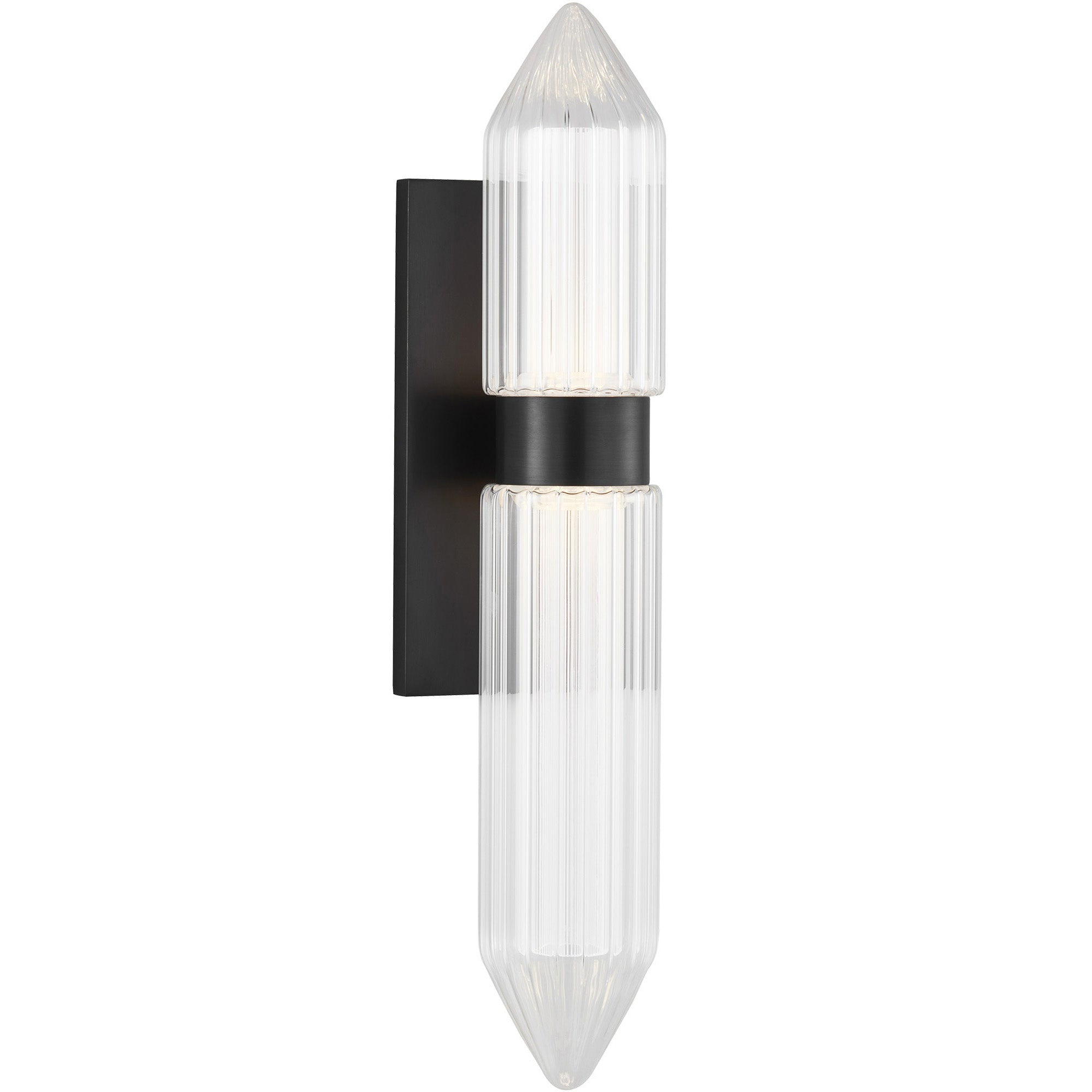 Visual Comfort Architectural 700WSLGSN18PZ-LED927-277 Langston 1-lt 18" Tall LED Wall Sconce -  277V - CCT: 2700K - Finish: Dark Bronze