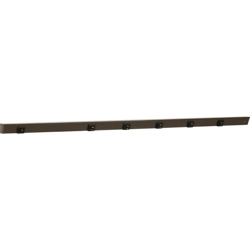 Task Lighting APTUL48-6BBZ 48" Slim Angled Power Strip - Right Wire Entry - 5 Black Receptacle - Left Side USB-A/C - 120V - Finish: Bronze