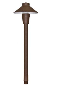 Dabmar Lighting LV12-BZ Small Top Cast Aluminum JC LED Path Light, Wattage 20W, Voltage 12V, Bronze Finish