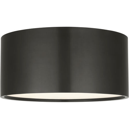 Visual Comfort Architectural MDFM74027BZ Modern Mick De Giulio Dola LED 9.9 inch Bronze Flush Mount Ceiling Light