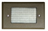 Dabmar Lighting LV618-BZ Cast Aluminum Open Face Step Wall Light G4, Voltage 12V, Bronze Finish