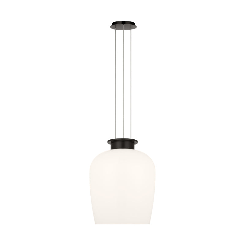 Visual Comfort Architectural SLPD62527BZMG Modern 17" Vetro 1-lt LED Pendant Ceiling Light - CCT: 2700K - 120-277V - Finish: Bronze
