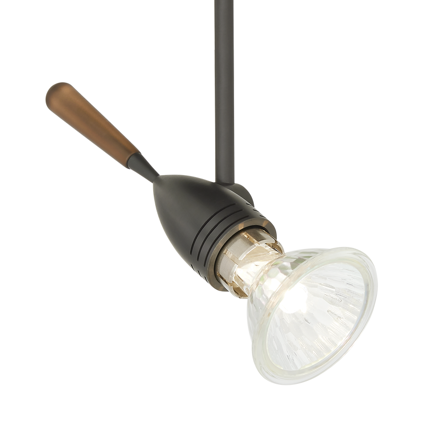 Visual Comfort Architectural 700MPAE12Z Modern Sean Lavin Aero 1 Light Low-Voltage Track Head Ceiling Light - Length: 12"  System: Monopoint - Finish: Antique Bronze