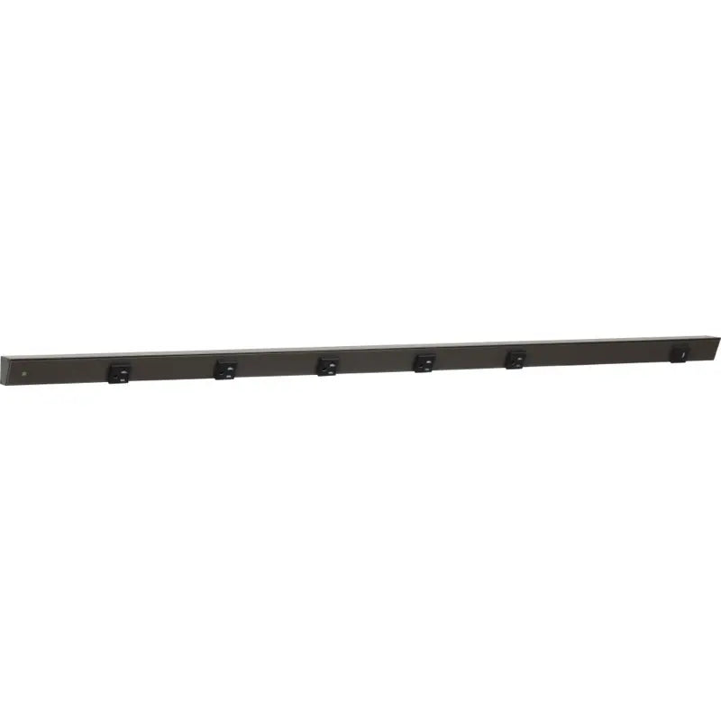 Task Lighting APTUR48-6BBZ 48" Slim Angled Power Strip - Left Wire Entry - 5 Black Receptacle - Right Side USB-A/C - 120V - Finish: Bronze
