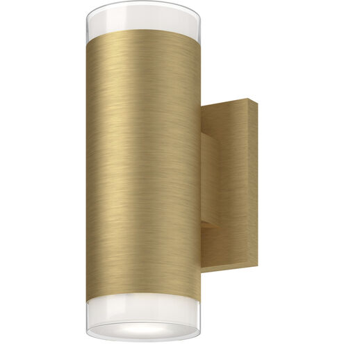 Kuzco Lighting 601432BG-LED Norfolk LED 2 Light 8"inch Brushed Gold Wall Sconce Wall Light