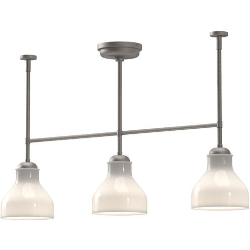 Alora Mood LP540334BNGO Westlake 3 Light 33.88 inch Brushed Nickel Linear Pendant Ceiling Light