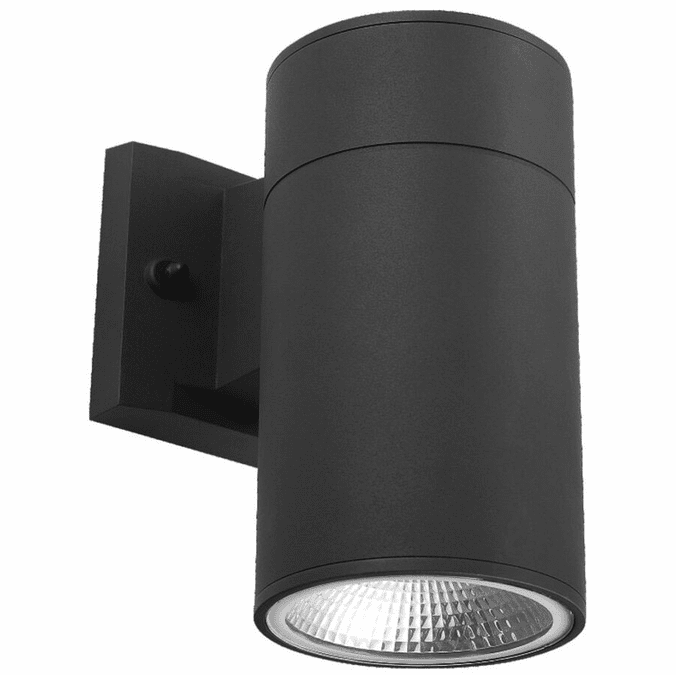 Cyber Tech Lighting LWP12TDN-BLK/CCT LED Wall Sconce, Wattage 12W, Lumens 1100 lm, Multi-Color Temperature, Black