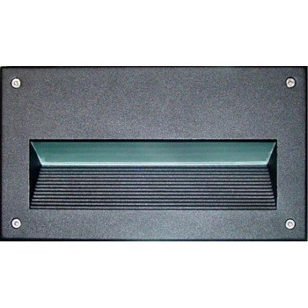 Dabmar Lighting DSL1037-B PL7 Recessed Lens Step Light, Wattage 7W, Voltage 120V, Black
