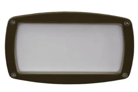 Dabmar Lighting DSL1016-L12-40K-BZ G24 LED Cast Aluminium Open Face Step Light, Wattage 12W, Color Temperature 40K, Voltage 120V-277V, Bronze