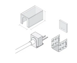 Diode LED DI-LIN-SE-BFC Field Connector for Side Bend Linaire Flex, Bottom