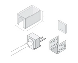 Diode LED DI-LIN-SE-STFC Field Connector for Side Bend Linaire Flex, Straight