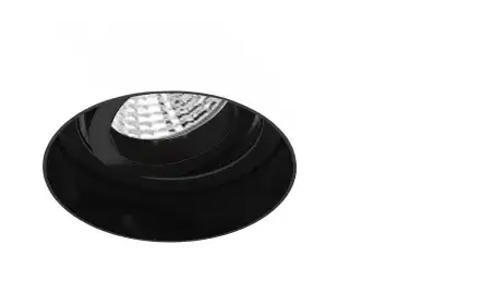 Eurofase Lighting 28716-30-028 3-in Amigo Downlight without Trim Gimbal, Round, Voltage 120V-277V, Color Temperature 3000K, Wattage 15W, Black