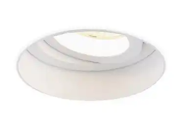 Eurofase Lighting 28716-35-013 3-in Amigo Downlight without Trim Gimbal, Round, Voltage 120V-277V, Color Temperature 3500K, Wattage 15W, White