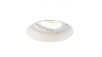 Eurofase Lighting 28716-30-013 3-in Amigo Downlight without Trim Gimbal, Round, Voltage 120V-277V, Color Temperature 3000K, Wattage 15W, White