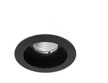 Eurofase Lighting 28719-35-028 3-in Amigo Downlight with Trim, Round, Voltage 120V-277V, Color Temperature 3500K, Wattage 15W, Black