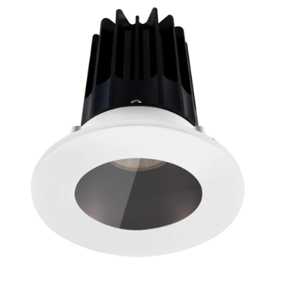 Lotus LED Lights LED-2-S15W-5CCT-2RRBZ-2RST 2 Inch Round Recessed LED Downlight, Wattage 15W, 5CCT Selectable, Lumens 1000lm, 38° Beam Angle, Bronze Reflector, Round Shower Trim