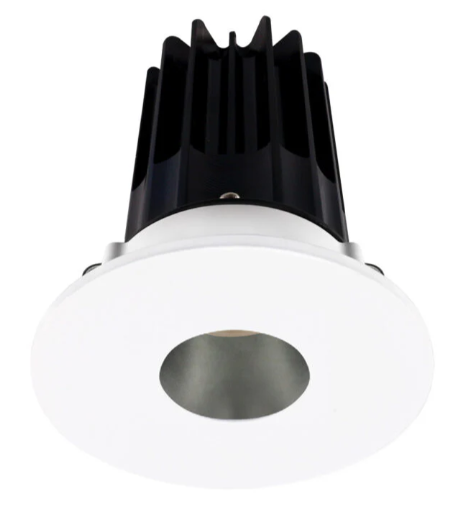 Lotus LED Lights LED-2-S15W-5CCT-2RRCH-2RPH-24D 2 inch Recessed Downlight LED, Wattage 15W, Color Temperature 5CCT – Selectable Lumens, 24° Beam Angle, Chrome Reflector, Round Pinhole Trim