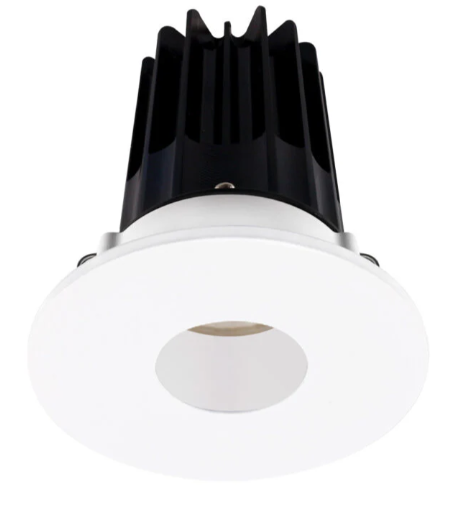 Lotus LED Lights LED-2-S15W-40K-2RRWH-2RPH-24D 2 inch Recessed Downlight LED, Wattage 15W, Color Temperature 4000k, Lumens 1020 lm, 24° Beam Angle, White Reflector, Round Pinhole Trim