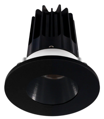 Lotus LED Lights LED-2-S8W2-3018K-2RRBK-2RTBK-60D 2 inch Recessed Downlight LED, Wattage 8W, Dim to Warm 3000-1800K, Lumens 600 lm, 60° Beam Angle, Black Reflector, Round Black Trim