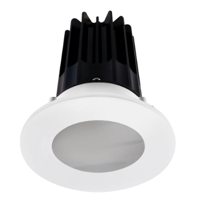 Lotus LED Lights LED-2-S15W-27K-2RRAK-2RST 2 inch Recessed Downlight LED, Wattage 15W, Color Temperature 2700K, Lumens 980 lm, 38° Beam Angle, Alzak Reflector, Shower Trim