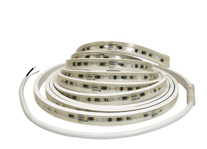 NORA Lighting NUTP13-W38-12-930/HW Custom Cut 38-ft Continuous Led Tape Light, 330lm / 3.6w Per Foot, , W/ Mounting Clips And 8' Hardwired Power Cord, Voltage 120V, Color Temperature 3000k