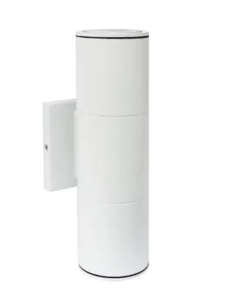 Nuvo 62-1143R1 LED Wall Sconce, 2 Light, Wattage 20W, Lumens 1800 lm, Color Temperature 3000K, White