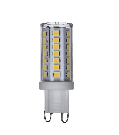 SATCO S11234 LED T4 Bulb, Non-Dimmable, G9, Wattage 5W, Lumens 550 lm, Voltage 120V, Color Temperature 3000K, Clear