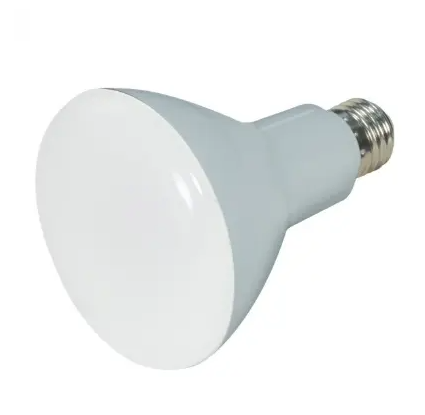 SATCO S28547 LED BR30 Bulb, 65W Inc. Retrofit, E26, Wattage 7.5W, Lumens 650 lm, Voltage 120V, Color Temperature 3500K, Frosted White