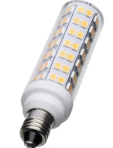 SATCO S12338 LED T6 Bulb, E11, Wattage 6.5W, Lumens 650 lm, Voltage 120V, Color Temperature 3000K, Clear