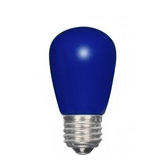 SATCO NUVO Lighting S9172 LED S14 Specialty and Indicator Ceramic Blue Bulb, Medium Base, Wattage 1.4W