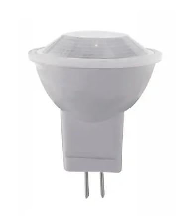 Satco S21741 LED MR11 Bulb, 20W Inc. Retrofit, GU4, Wattage 2W, Lumens 100 lm, Voltage 12V, Color Temperature 3000K