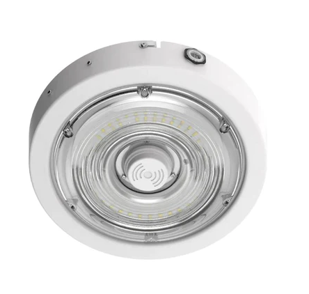 Westgate CXER-30-50W-MCTP-SR-EM Round New Concept Garage and Ceiling Light with Emergency Backup, Selectable Wattage, Multi-Color Temperature