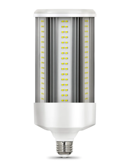 Feit Electric C10000/5K/LEDG2 500W Replacement Medium E26 Base Ultra Bright Yard High Output LED Light, Color Temperature 5000K, Wattage 100W, Voltage 120V-277V 4 Pack